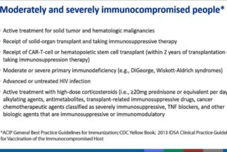 Immunocompromised people should get a third COVID-19 vaccine dose, CDC committee says