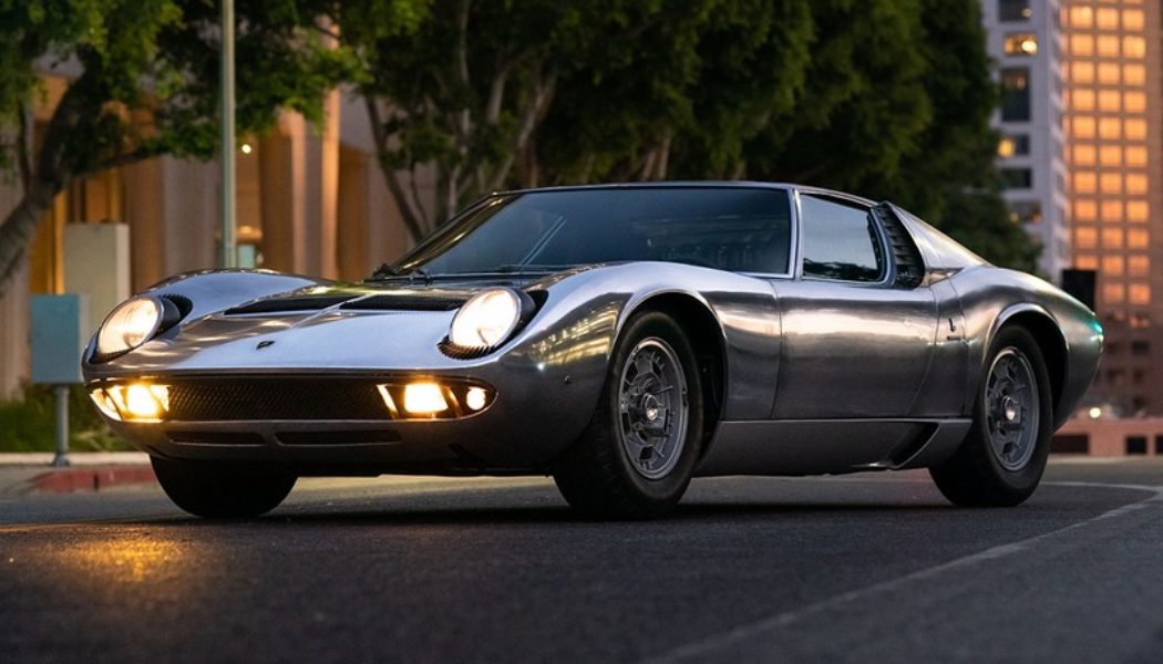 Is There Anything Prettier Than This Bare Metal 1971 Lamborghini Miura P400 S?