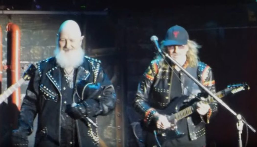 JUDAS PRIEST Rejoined By Guitarist GLENN TIPTON For Band’s First Performance In More Than Two Years (Video)