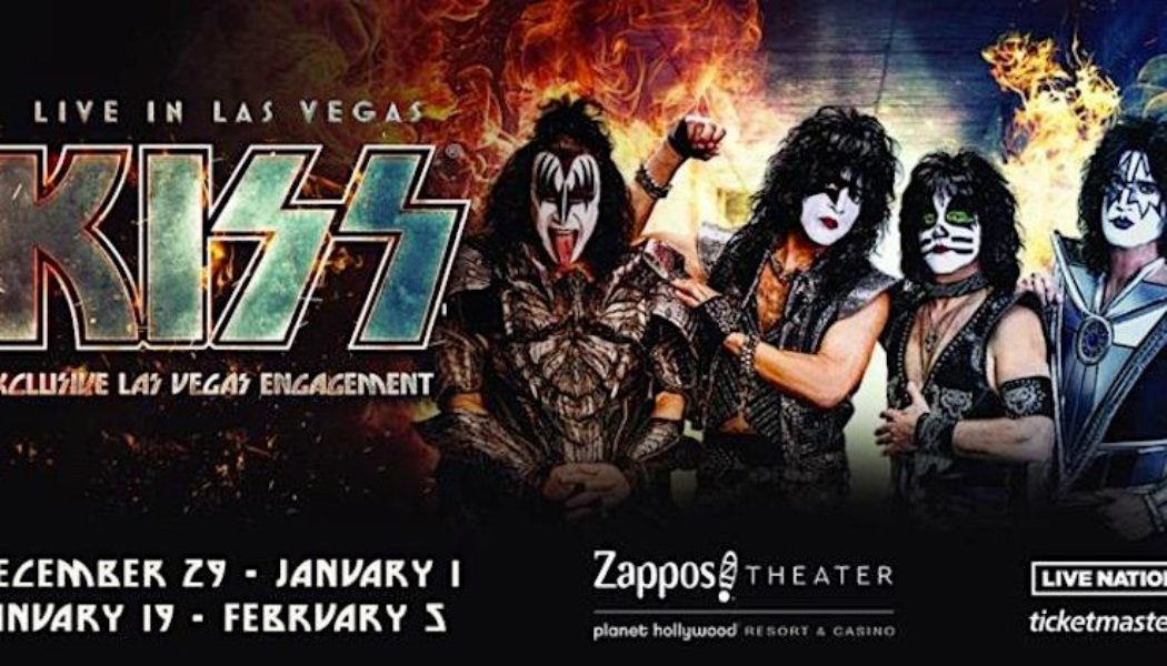 KISS Book Vegas Residency, Confirm David Lee Roth No Longer Supporting 2021 Tour