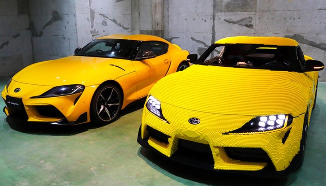 LEGO Builds a Drivable Life-Size Toyota GR Supra