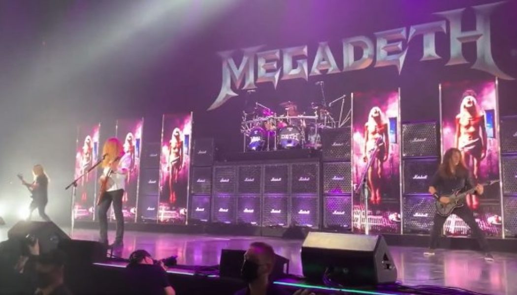 MEGADETH Makes Setlist Changes For Second Concert Of ‘The Metal Tour Of The Year’ (Video)