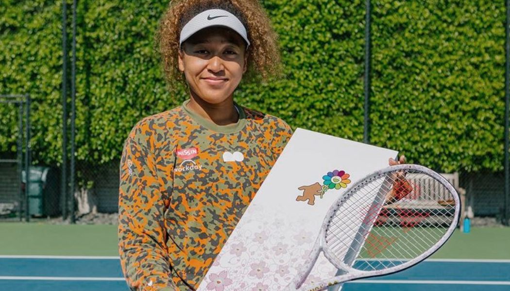 Naomi Osaka Debuts Takashi Murakami Co-Designed Tennis Racket