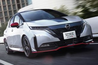 NISMO Gives the Electrified Nissan Note Aura a Sporty Tweak