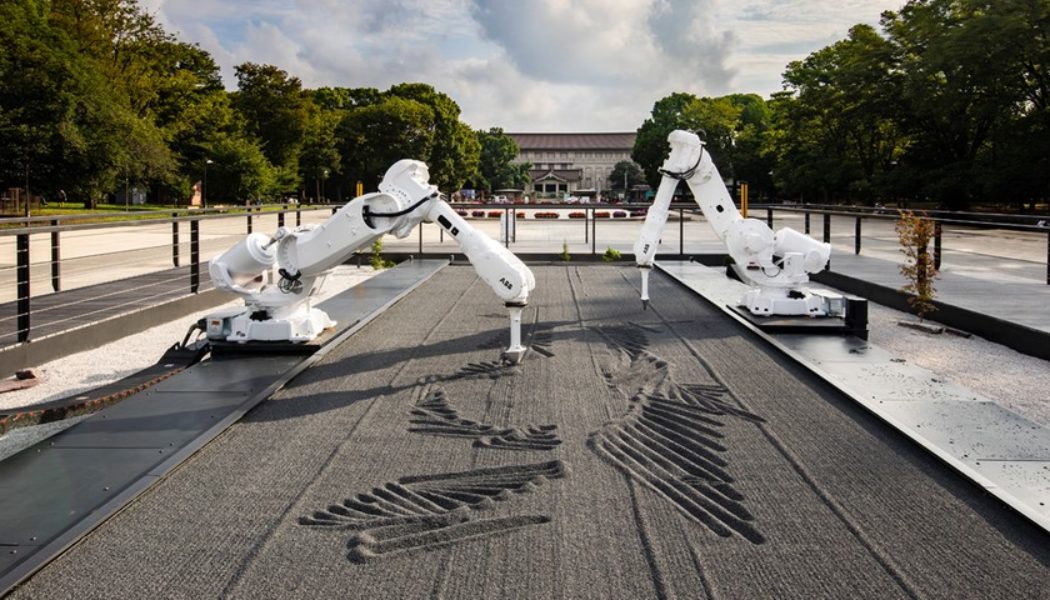 Robotics Meets the Japanese Zen Garden in This New Olympic Installation