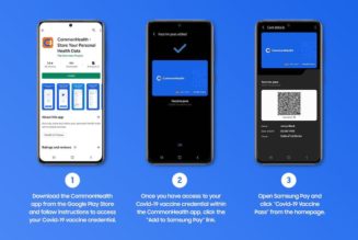 Samsung Pay wallet now lets you store a digital version of a COVID-19 vaccination card