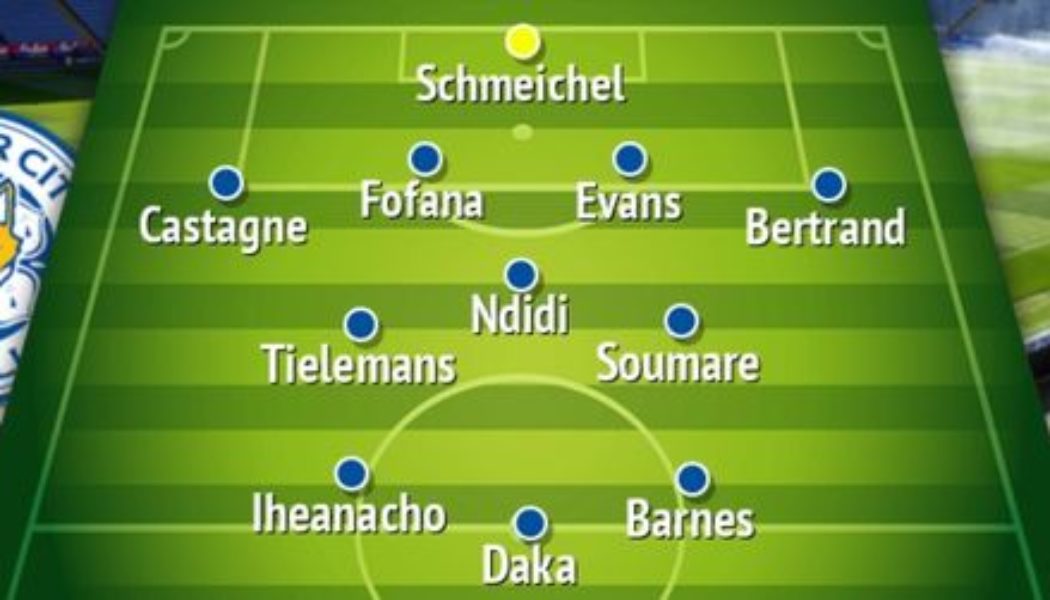 Soumare and Maddison start, Predicted Leicester City line-up (3-4-1-2) vs Manchester City