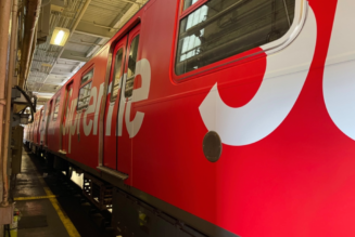 Supreme Wrapped NYC Subway Train With Its Box Logo [Photos]