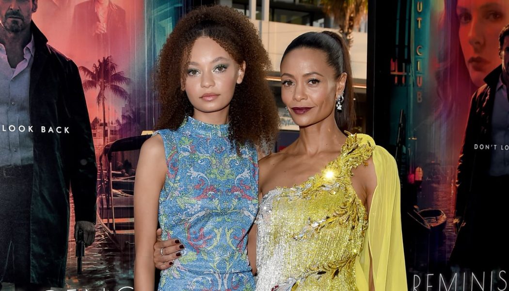 Thandiwe Newton and Daughter Nico Parker Wear Versace to Celebrate First Film Together