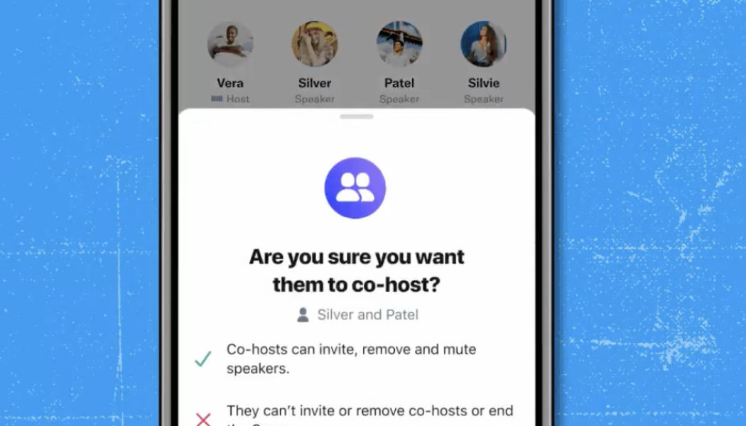 Twitter Spaces adds co-host option to help moderate and manage rooms