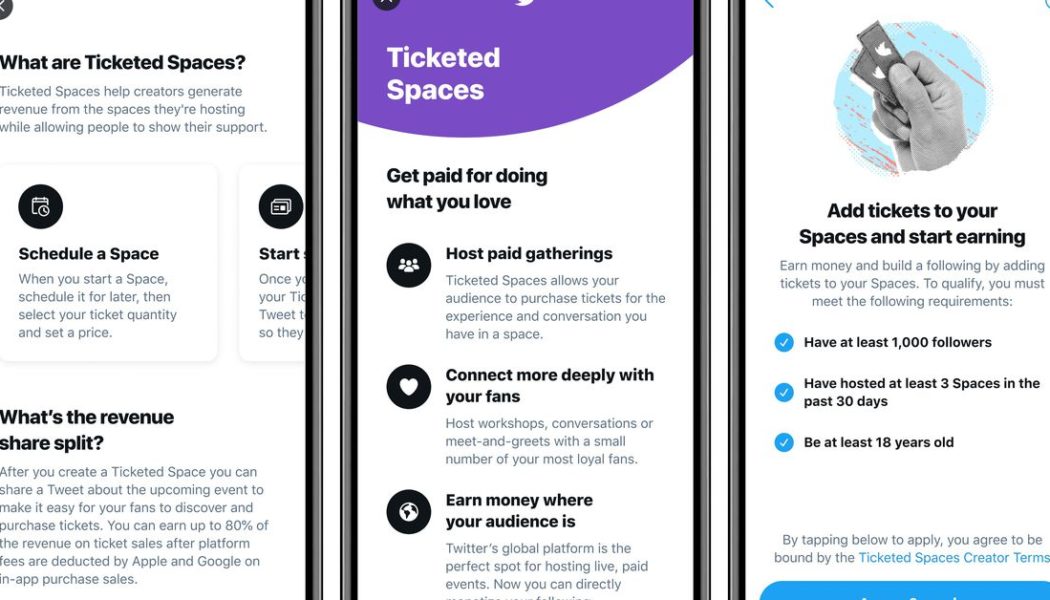 Twitter starts launching Ticketed Spaces for some iOS users