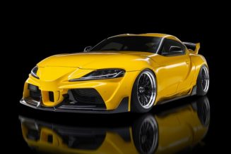 WALD Releases Menacing Wide Body Kit for the Toyota SUPRA