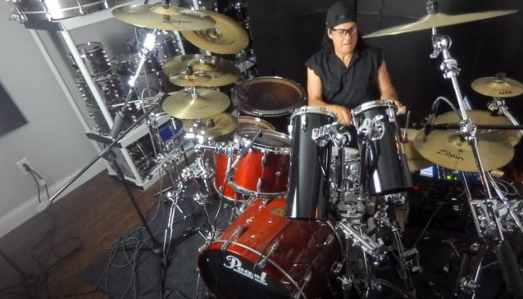 Watch DREAM THEATER Drummer MIKE MANGINI’s Insane Sped-Up ‘Play-Along’ Video For New Single ‘The Alien’