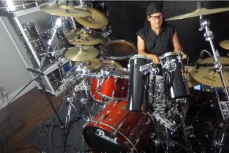 Watch DREAM THEATER Drummer MIKE MANGINI’s Insane Sped-Up ‘Play-Along’ Video For New Single ‘The Alien’