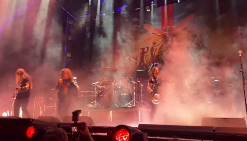 Watch EXODUS Perform With Drummer JOHN TEMPESTA, Guitarist RICK HUNOLT At PSYCHO LAS VEGAS