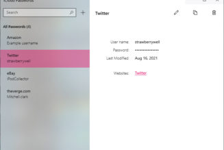 Windows users can now manage their iCloud Passwords