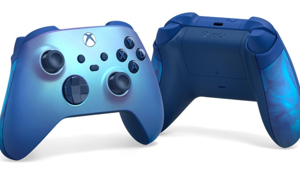 Xbox Unveils Color-Shifting Aqua Blue Controller