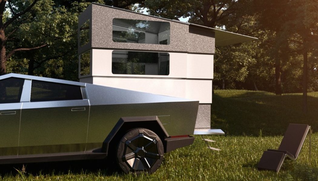 You Can Now Order a Compact Camper Attachment for the Tesla Cybertruck