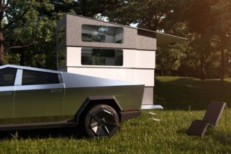 You Can Now Order a Compact Camper Attachment for the Tesla Cybertruck