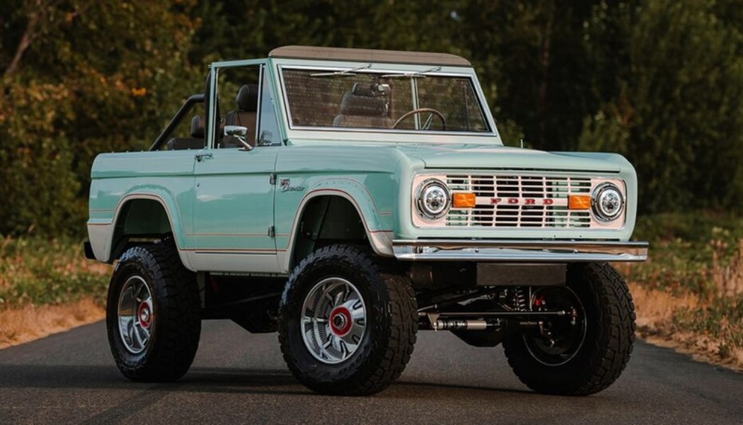 You Can Own an Electrified 1972 Ford Bronco For $380,000 USD