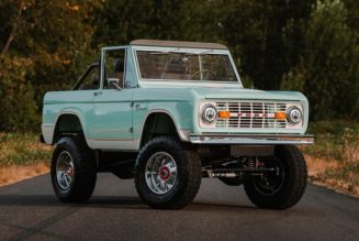 You Can Own an Electrified 1972 Ford Bronco For $380,000 USD