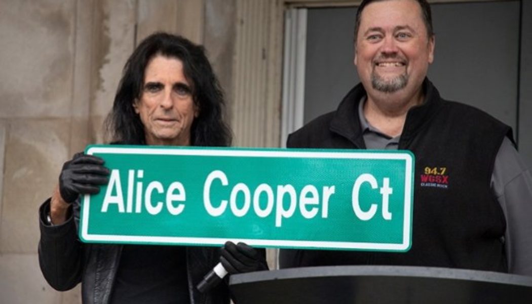 ALICE COOPER Gets Street Named After Him In Westland, Michigan: Video, Photos