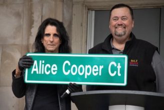 ALICE COOPER Gets Street Named After Him In Westland, Michigan: Video, Photos