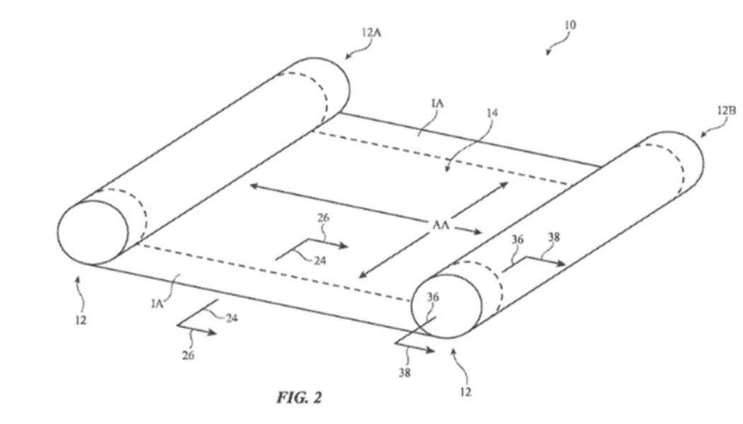 Apple Has Patented a Flexible, Rollable Display