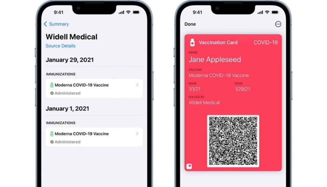 Apple Is Adding COVID-19 Vaccine Cards to Its Wallet App