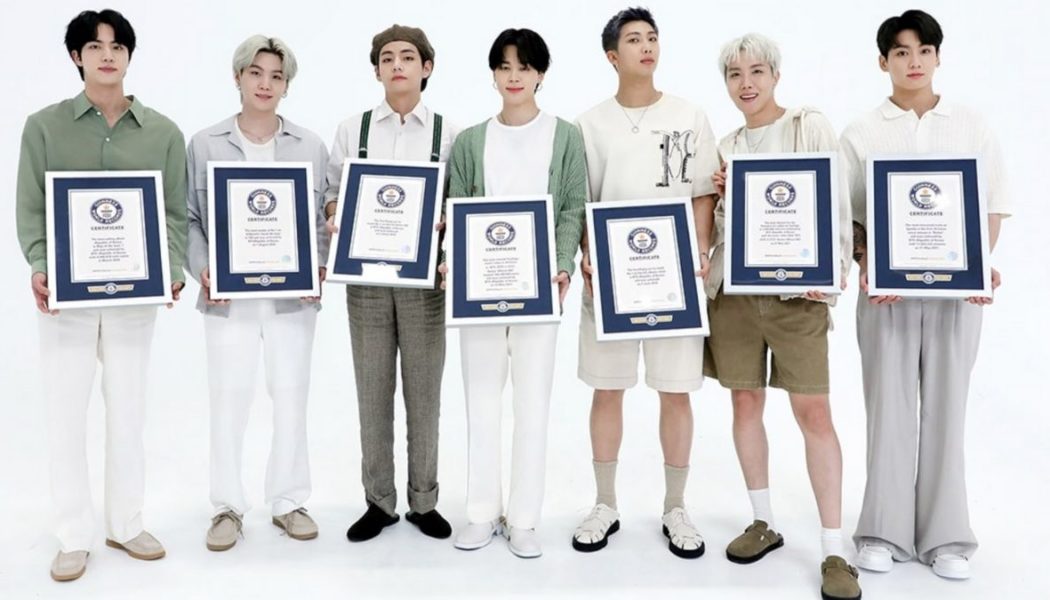 BTS Named to 2022 Guinness World Records Hall of Fame