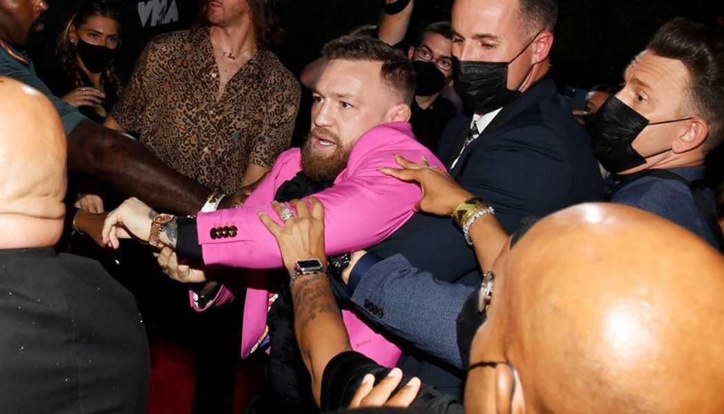 Conor McGregor and Machine Gun Kelly Get Into Altercation at MTV Video Music Awards