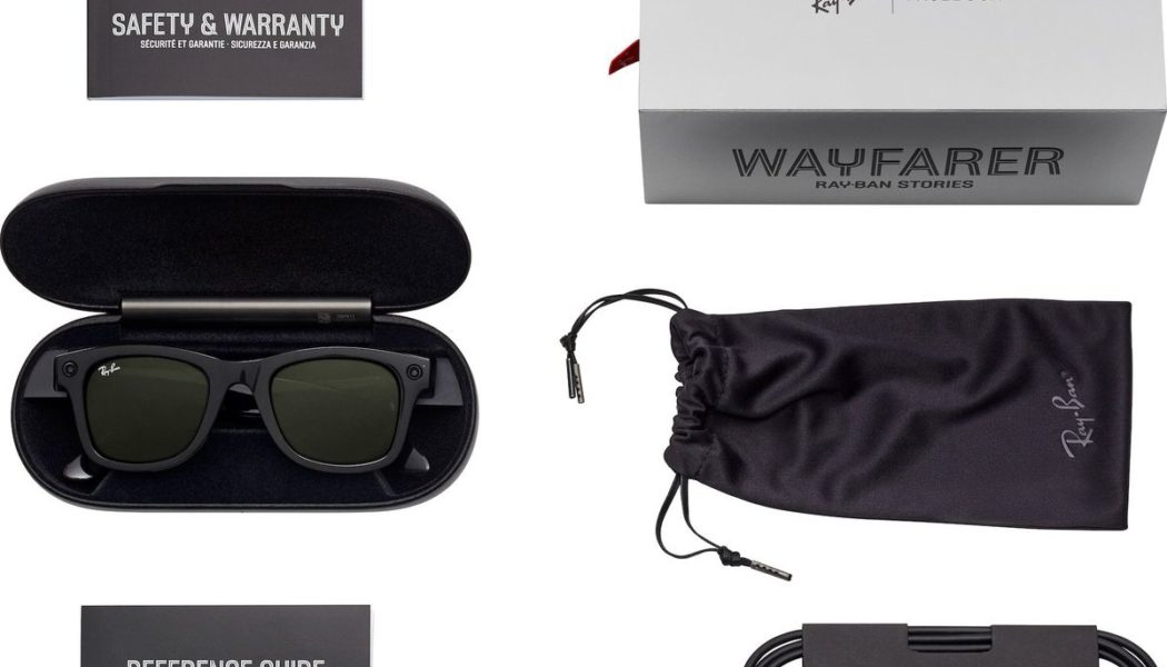 Facebook and Ray-Ban’s smart glasses leak before launch