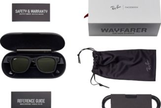 Facebook and Ray-Ban’s smart glasses leak before launch