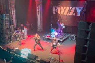 FOZZY Performs Without Guitarist RICH WARD For First Time Ever (Video)