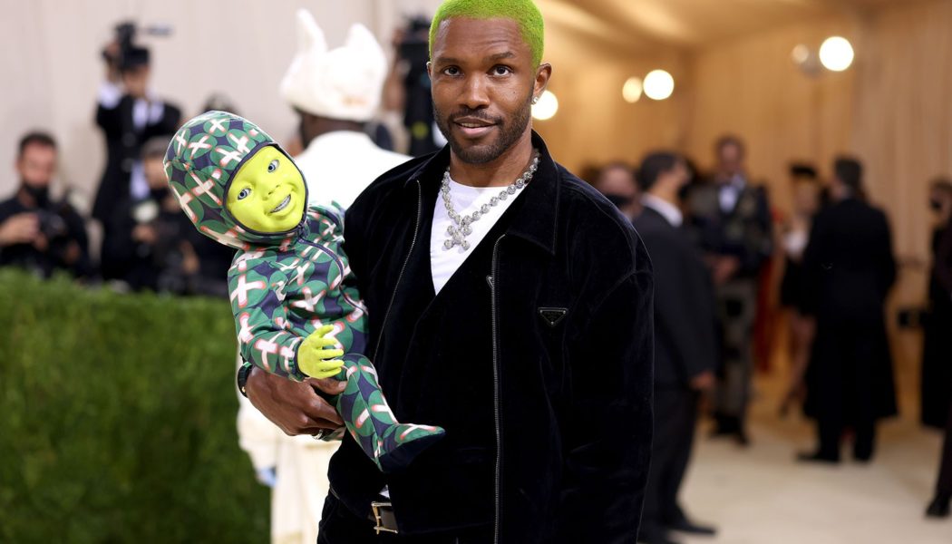 Frank Ocean Carries Green Robotic Baby at 2021 Met Gala: See Photos