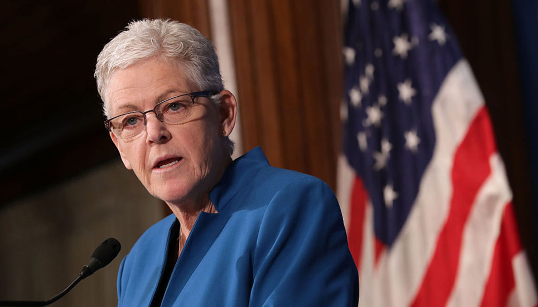 Gina McCarthy softens ground on climate as reconciliation bill teeters