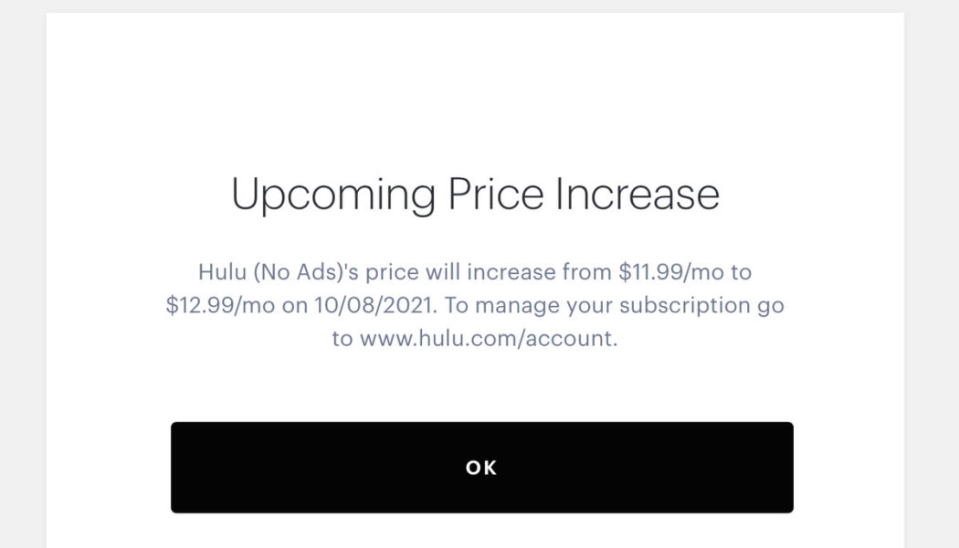 Hulu’s monthly prices increase by $1 as Disney pushes its streaming bundle