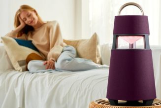 LG’s New XBoom 360 Lantern Speaker Emits Mood Lighting