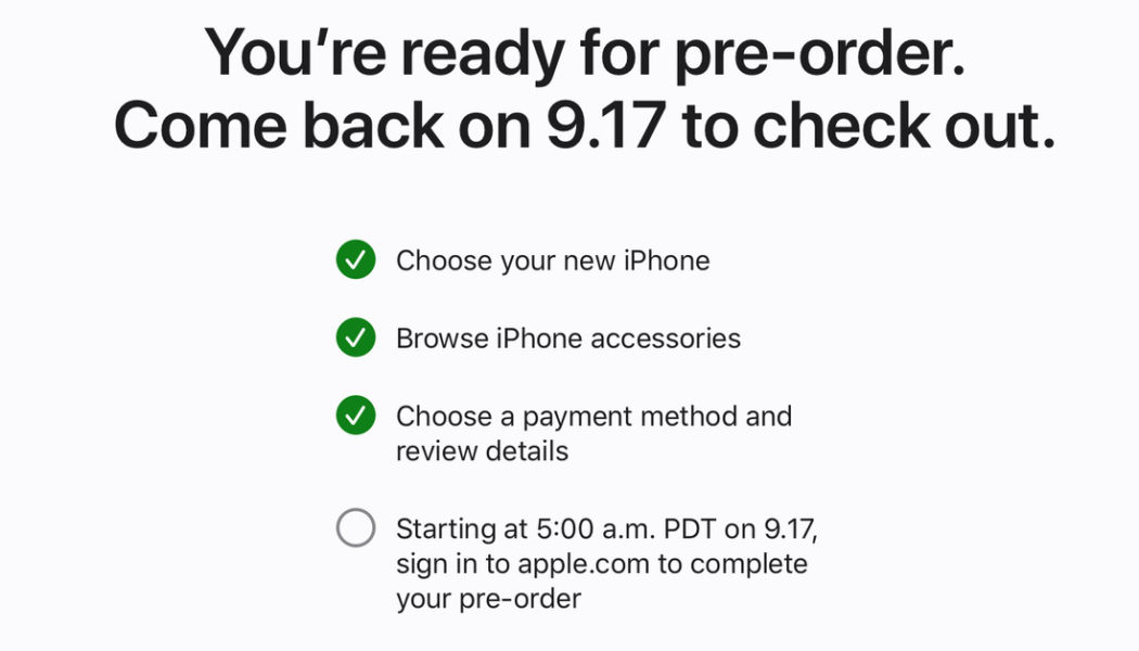 Make iPhone 13 preorders a one-step process on Friday by following these steps