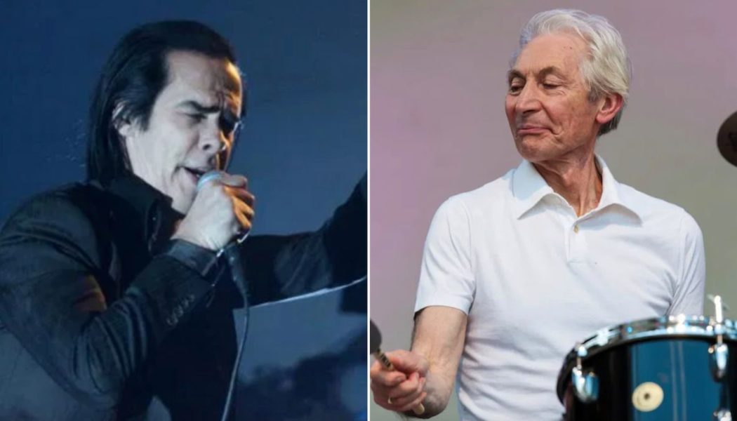 Nick Cave Recalls Meeting Charlie Watts While Wearing a “Tiny Tracksuit”