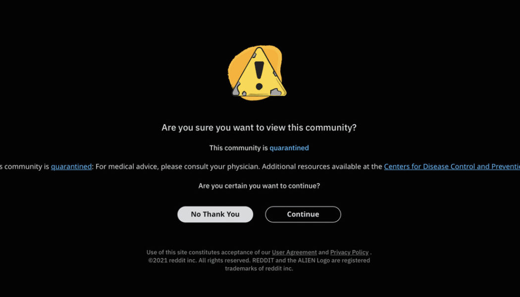 Reddit bans anti-vaccine subreddit r/NoNewNormal after site-wide protest