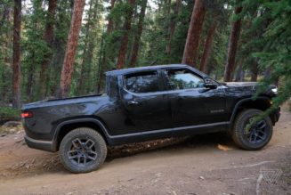 Rivian’s R1T electric pickup truck took me to the top of the mountain