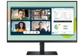 Samsung’s latest monitor has a pop-up webcam with Windows Hello support