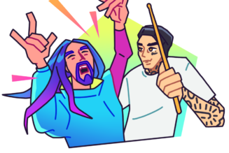 Steve Aoki and Travis Barker Record Sounds for Facebook Messenger’s Soundmojis