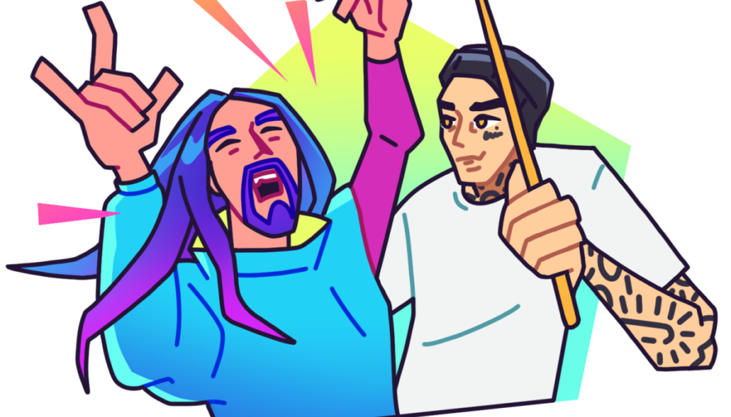 Steve Aoki and Travis Barker Record Sounds for Messenger’s Soundmojis