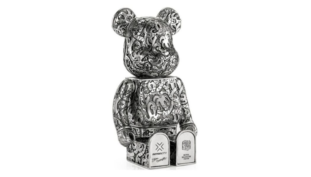 Steven Harrington’s BE@RBRICK Gets the Pewter Treatment