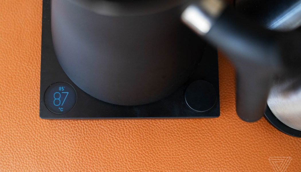 The Stagg electric kettle has the best boiling button