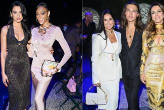 The Versace by Fendi “Fendace” Front Row Taps Dua Lipa, Niall Horan, and Elizabeth Hurley