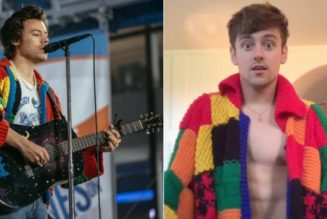 Tom Daley’s “Harry Styles Cardigan” Is Finally Finished, and Yes, We Have a Crochet Tutorial