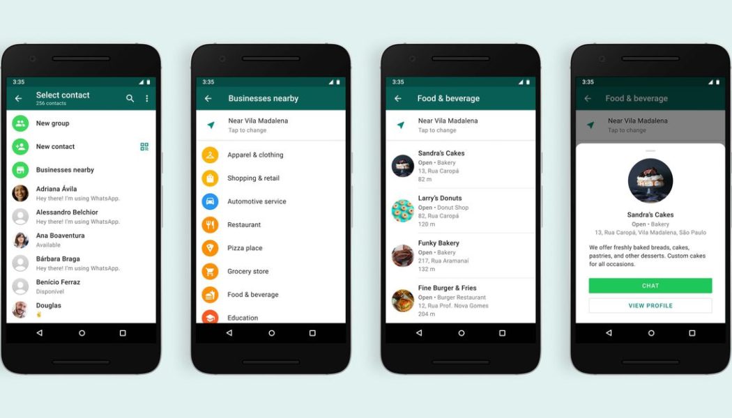 WhatsApp begins testing a yellow pages-style business directory